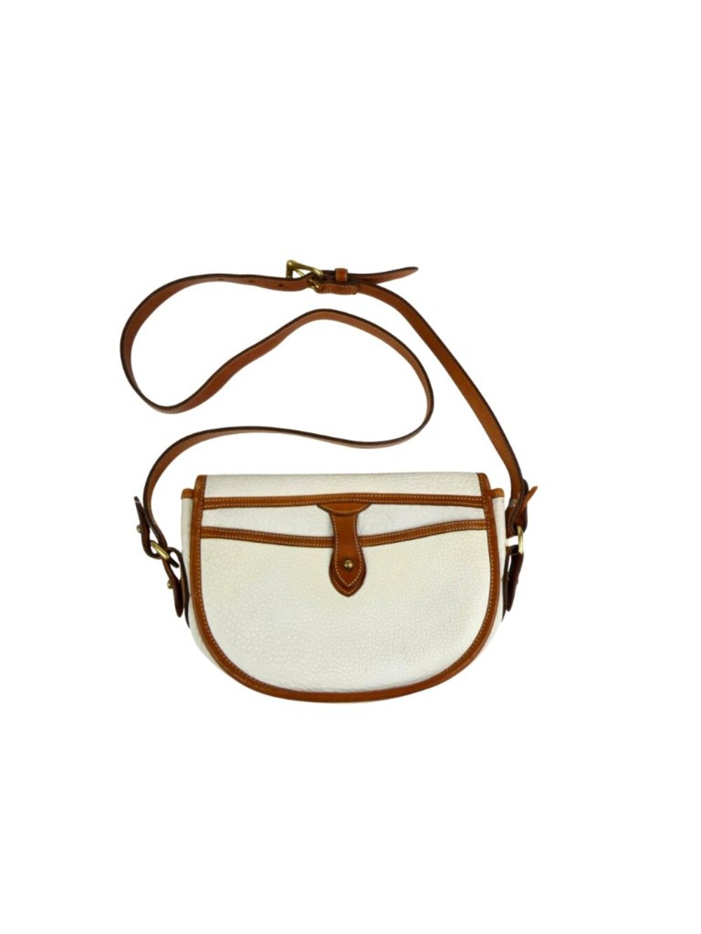 Dooney & Bourke Chalk Tan Pebble Leather Crossbody - Picture 3 of 16